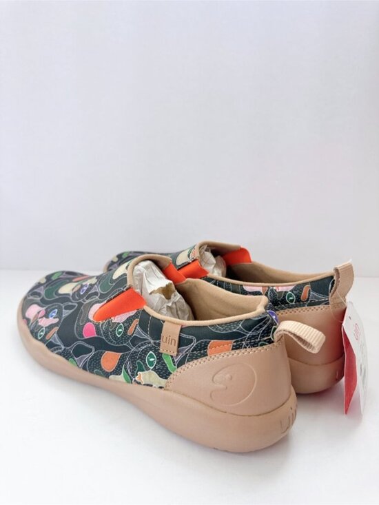 Size 12 Mens UIN Leopard Cat Slip-On Flats Artistic Print Comfort Casual Shoes main image 15